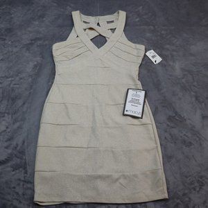 Macy's Beige Sleeveless Dress